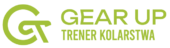 Gear Up Trener kolarstwa logo zielone